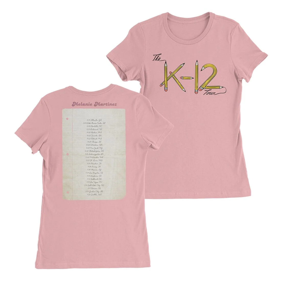 Melanie Martinez Loose Leaf T-Shirt in Pink