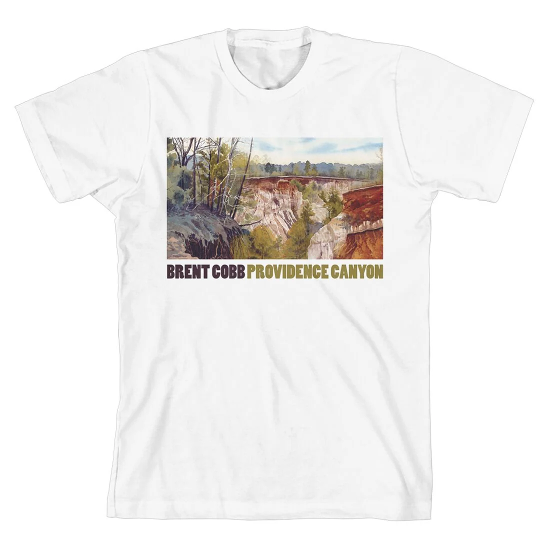 Brent Cobb Providence Canyon White Unisex Album Art Tee