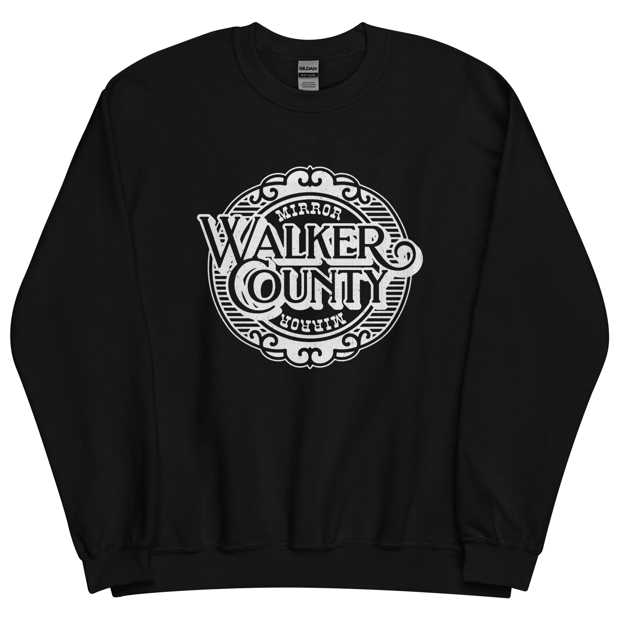 Mirror Mirror Sweatshirt 50/50 Cotton Poly Crewneck by Walker County