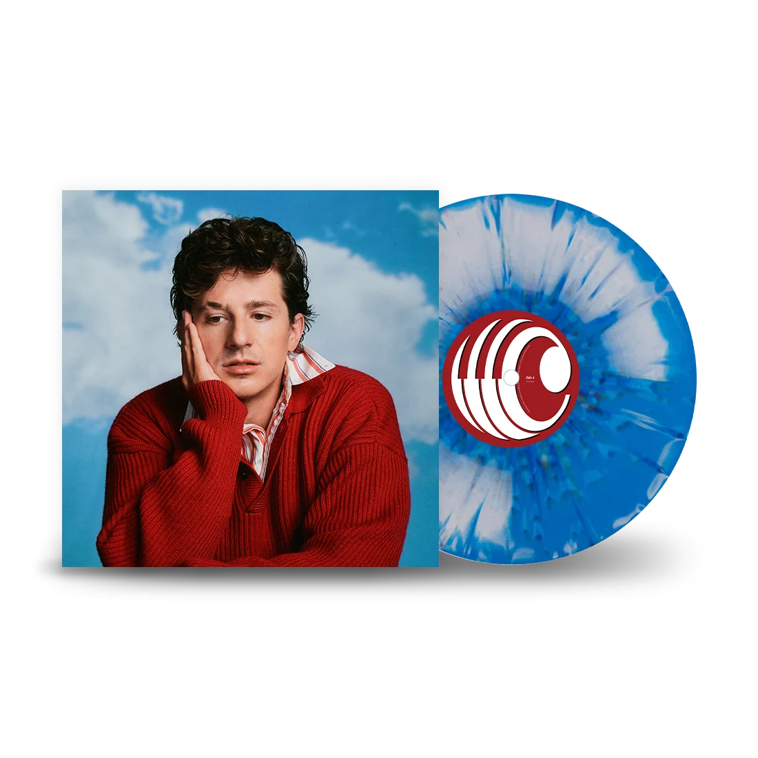 Charlie Puth 无论多巧妙！蓝色泼溅黑胶 LP 含海报