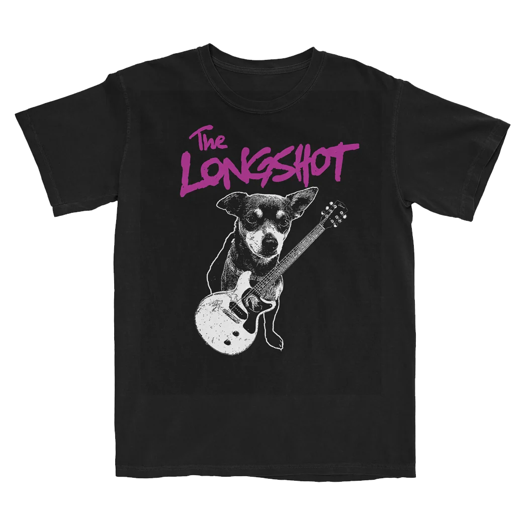 Lenny T-Shirt, Black Unisex Cotton Tee by The Longshot
