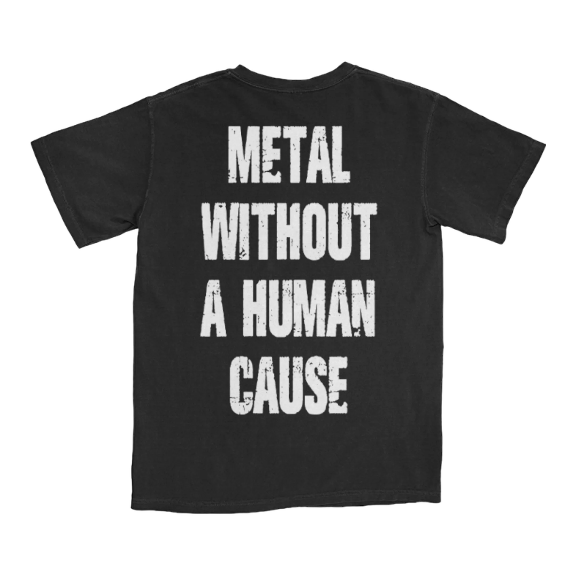 Asinhell Metal Without a Human Cause Black T-Shirt
