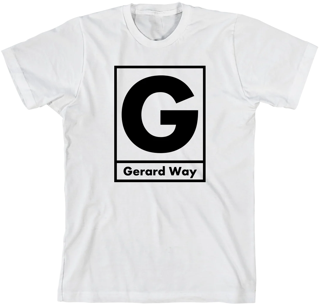 Gerard Way Box B 白色纯棉中性T恤