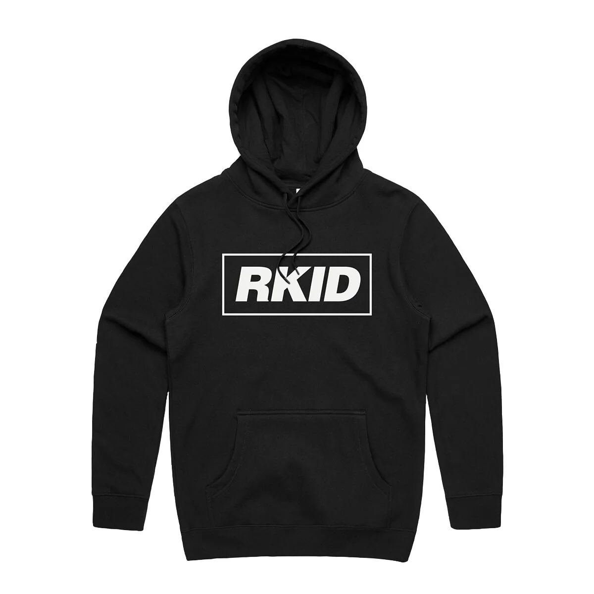 RKID Hoodie Black Cotton Unisex Pullover