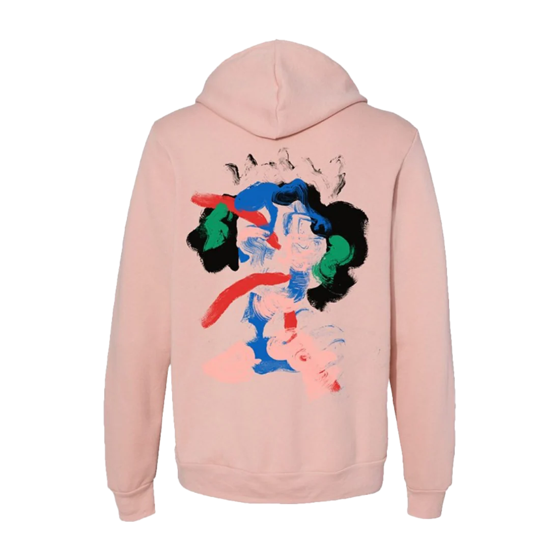 Grouplove Healer Paint Hoodie Peach Pullover with Album Art