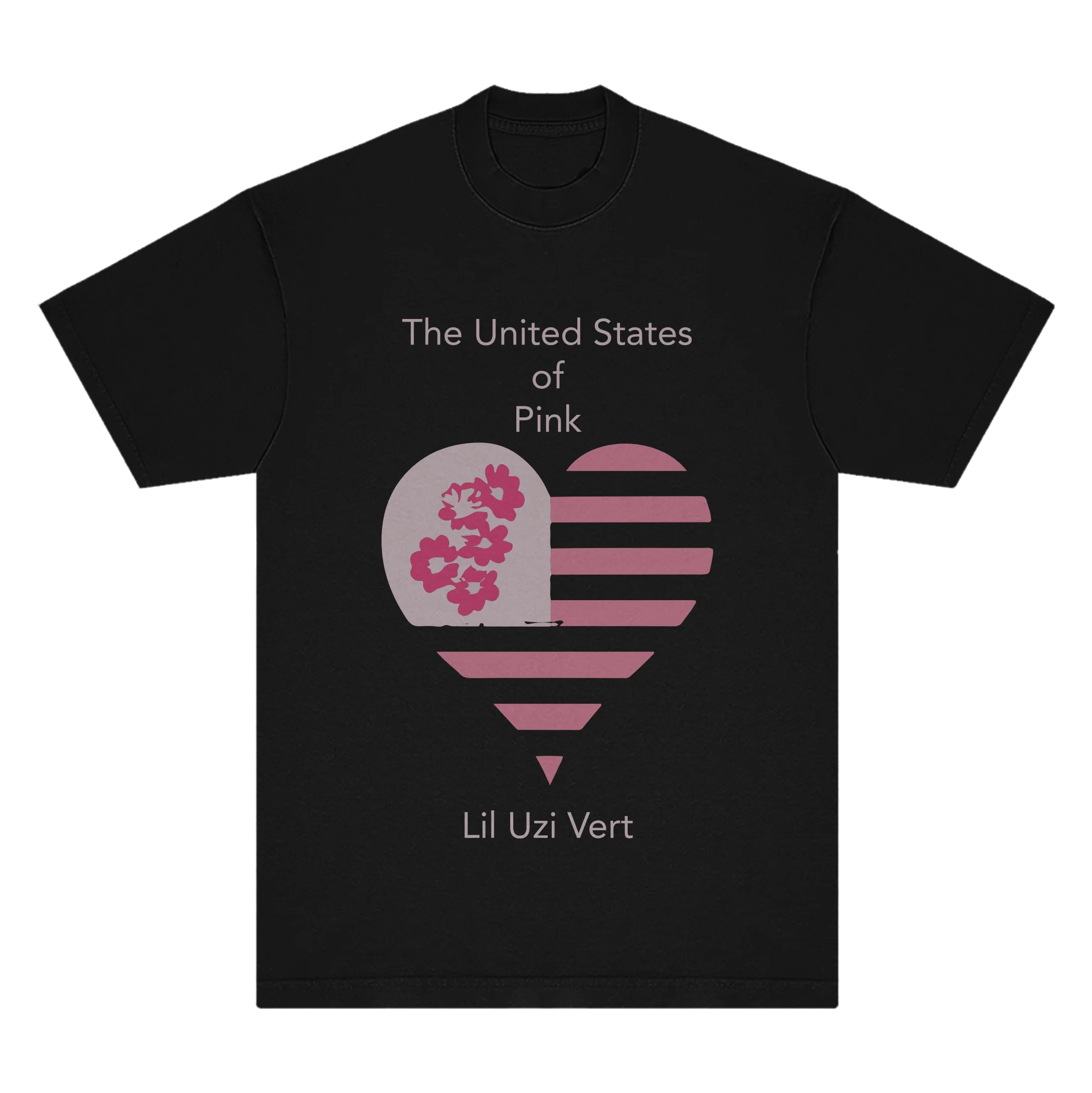 Lil Uzi Vert United States of Pink Black Unisex T-Shirt