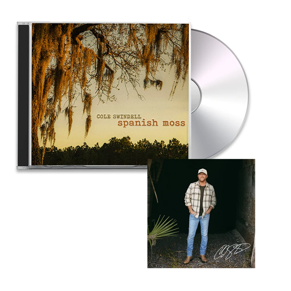 Cole Swindell Spanish Moss Signed CD with 4x4 Art Card