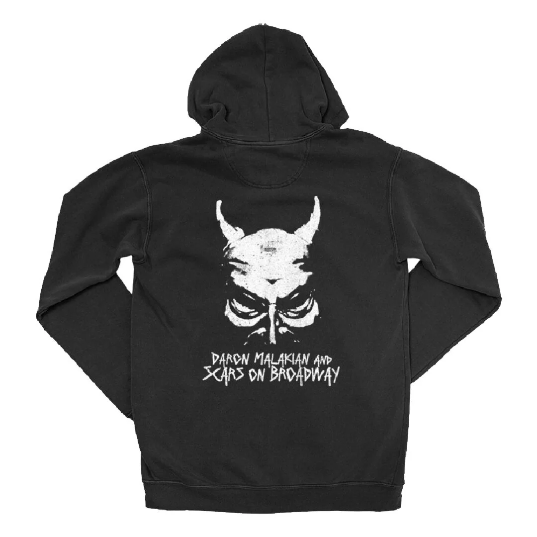 Scars On Broadway 出品的 Demons 拉链连帽卫衣，中性中厚黑色