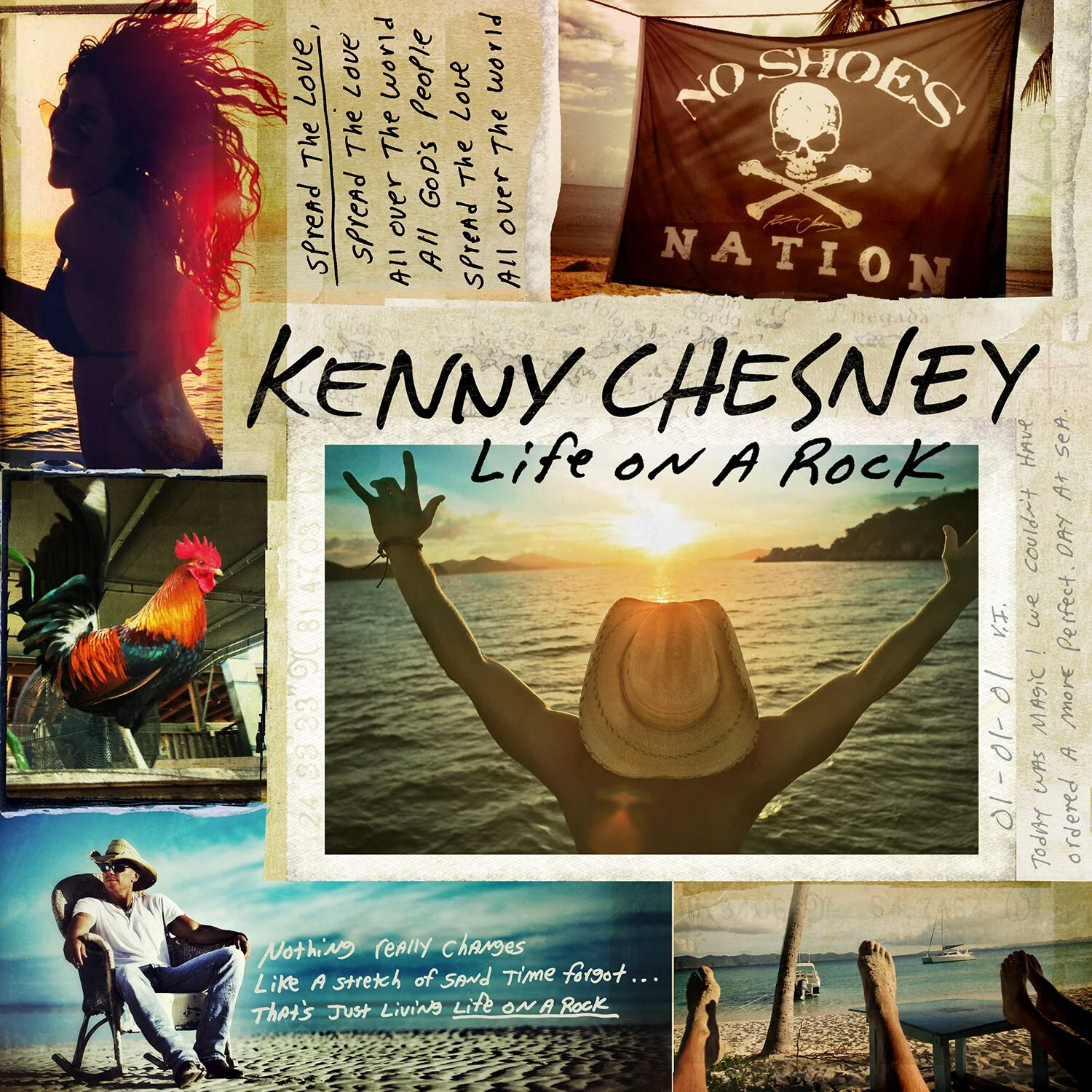 Kenny Chesney Life on a Rock CD with Ten Tracks