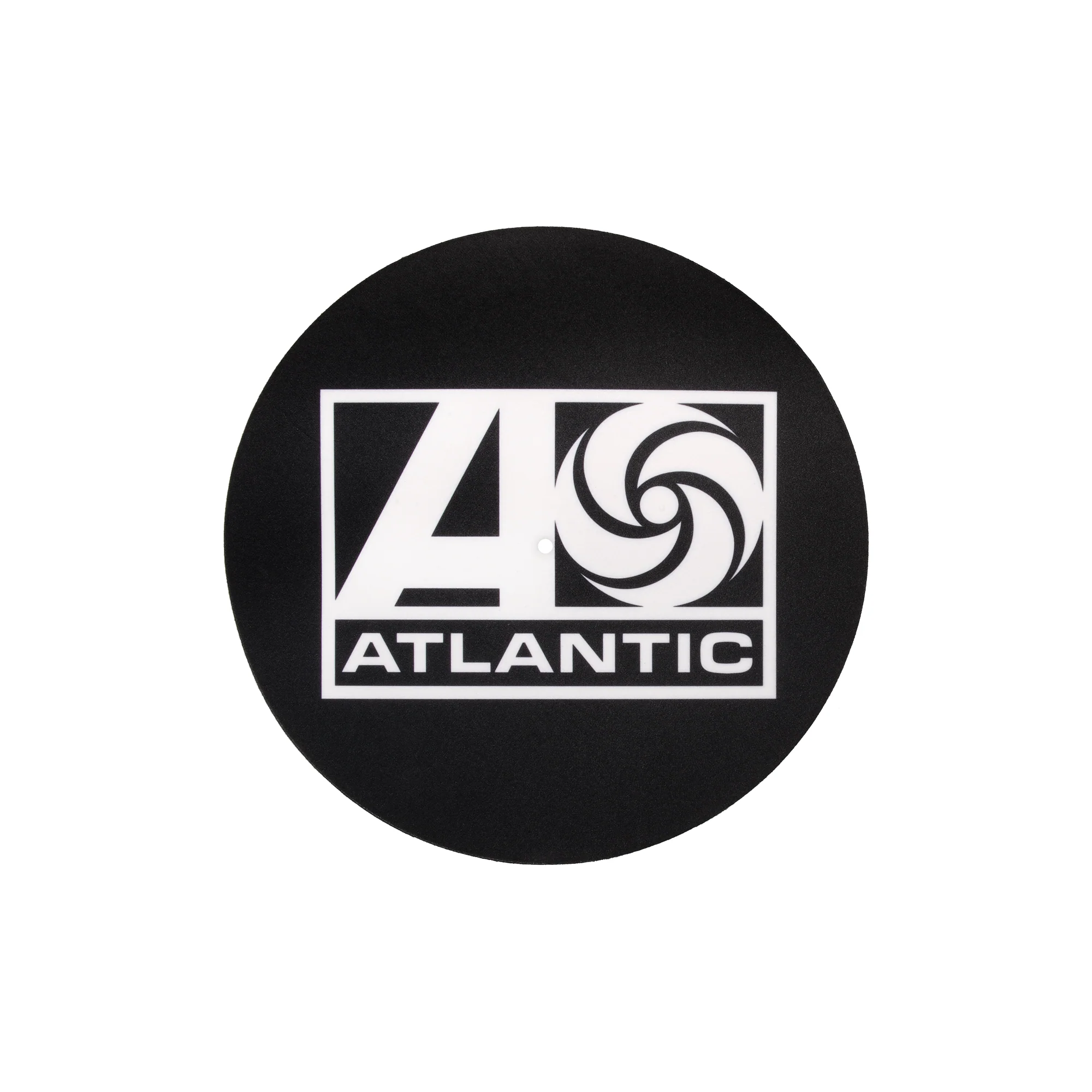 Atlantic Records Logo Slipmat in Black and White