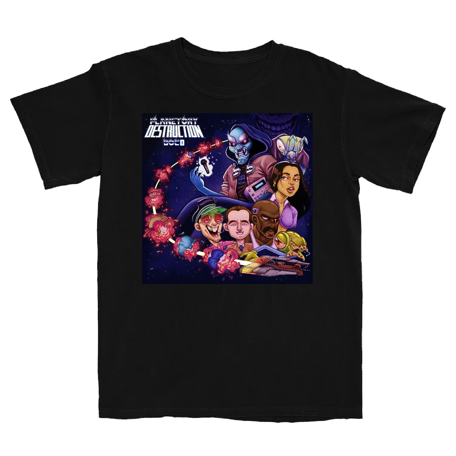 Planetory Destruction Album Cover T-Shirt from Doctor Destruction