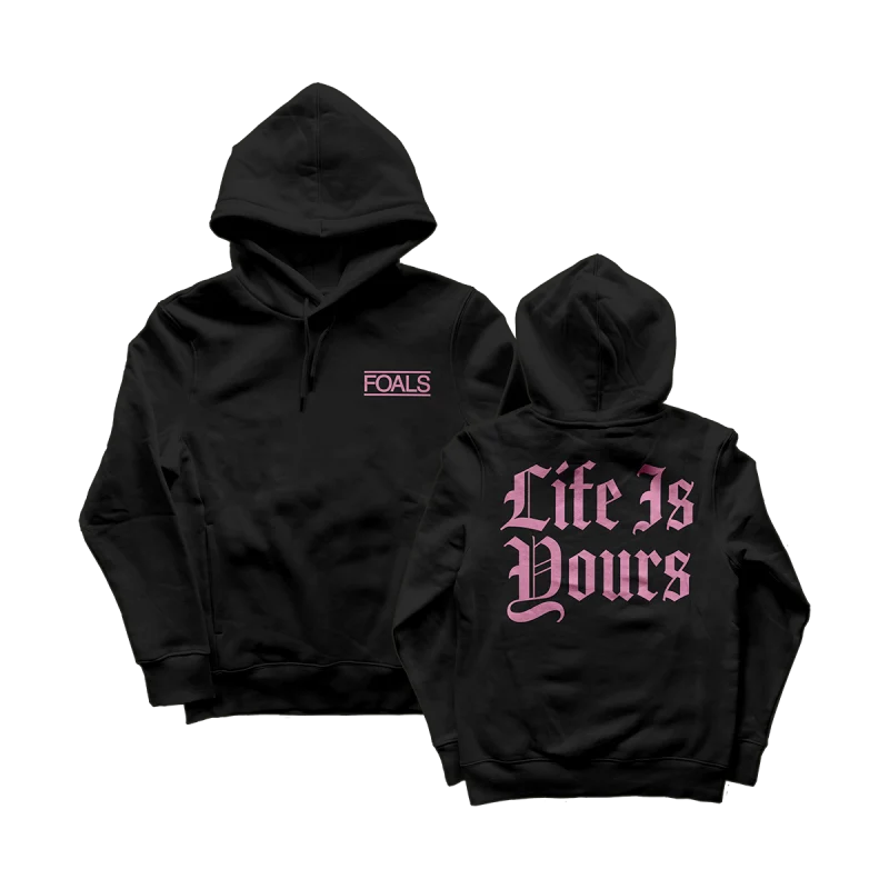Life Is Yours Gothic Logo Hoodie