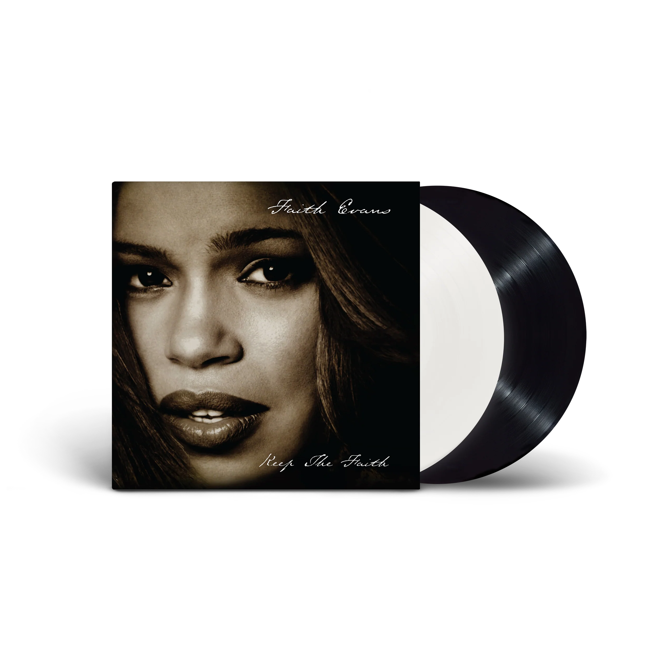Faith Evans Keep The Faith 2LP 黑白分色黑胶唱片