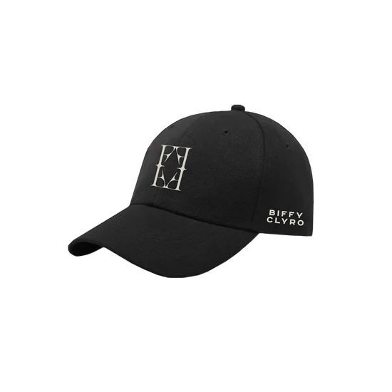 Futique Cap Black 6-Panel Embroidered Baseball Cap by Biffy Clyro