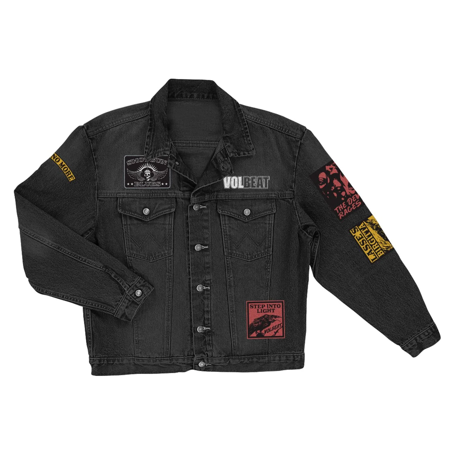 Volbeat Servant Of The Mind Embroidered Denim Jacket