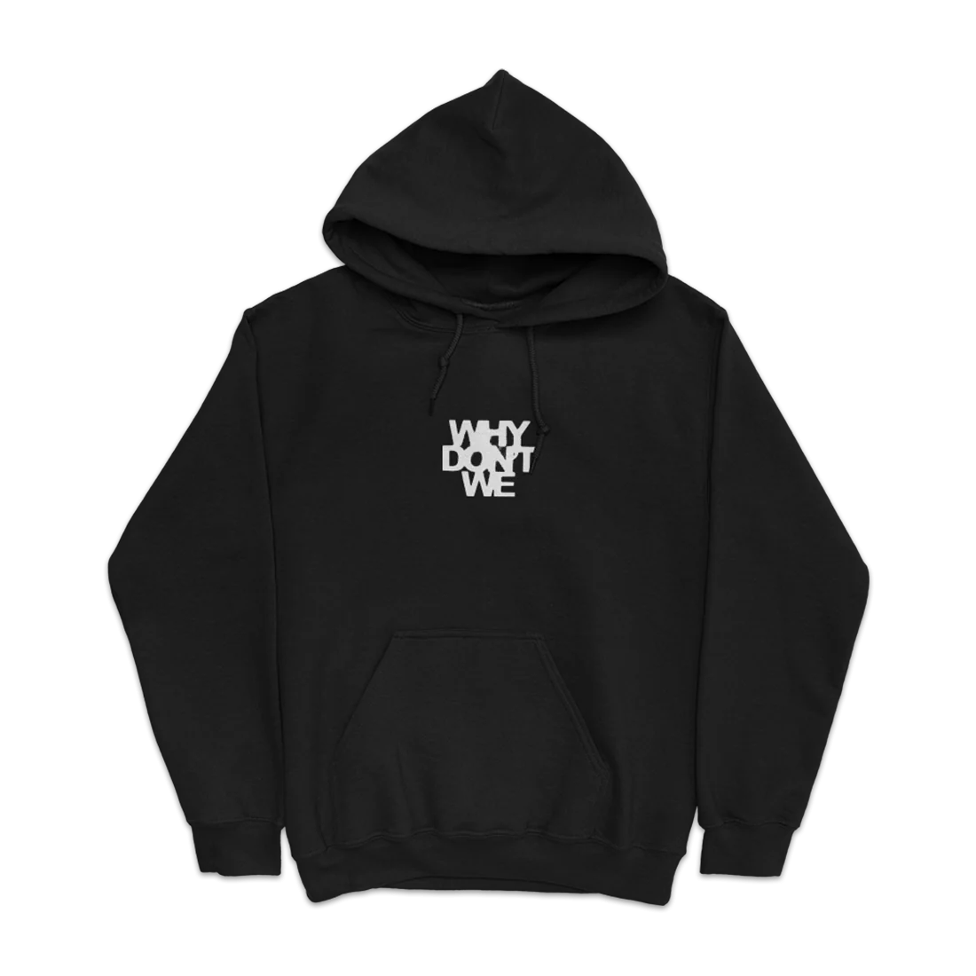 Why Don't We Essentials Hoodie in Black Unisex Fit