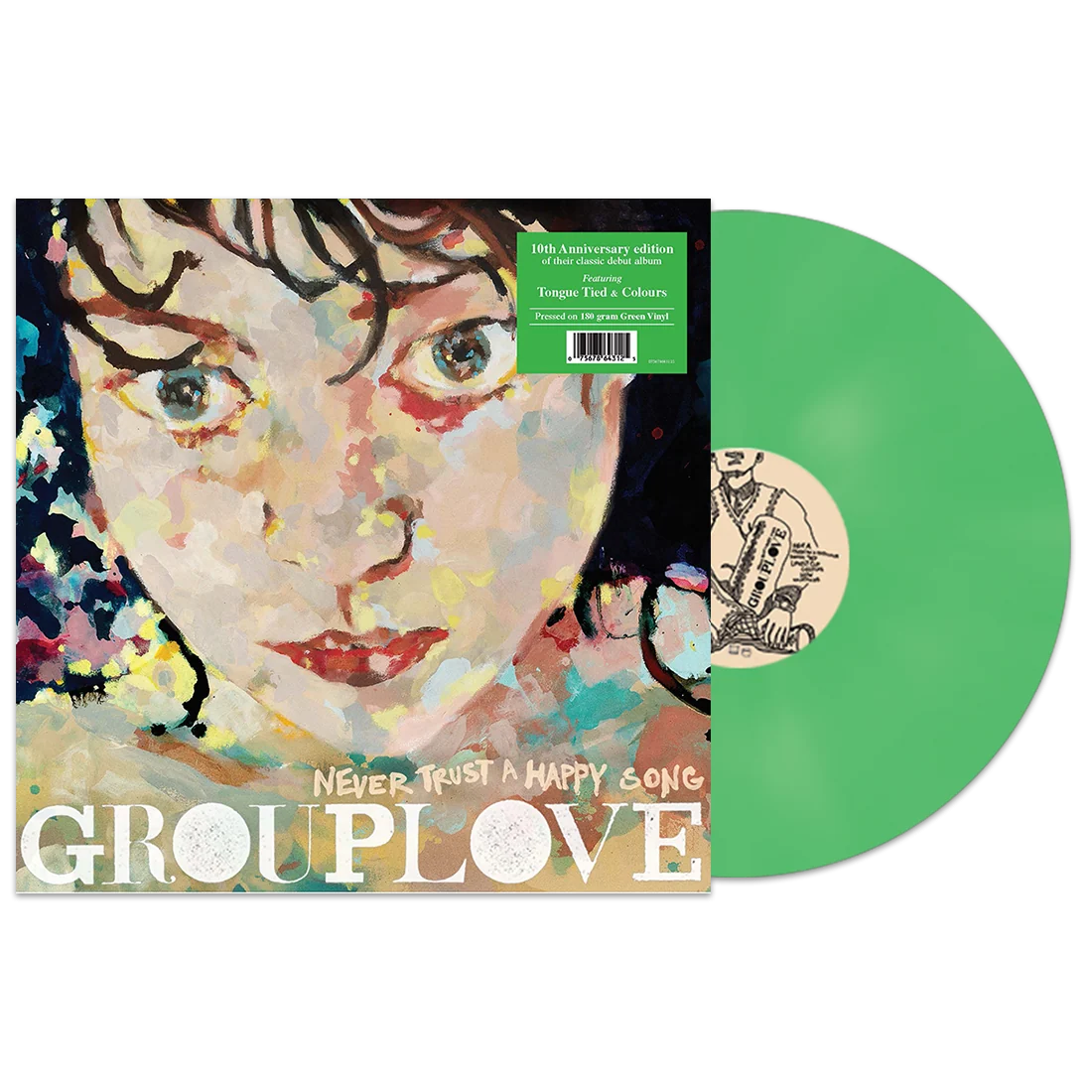 Grouplove Never Trust A Happy Song 十周年纪念绿胶唱片