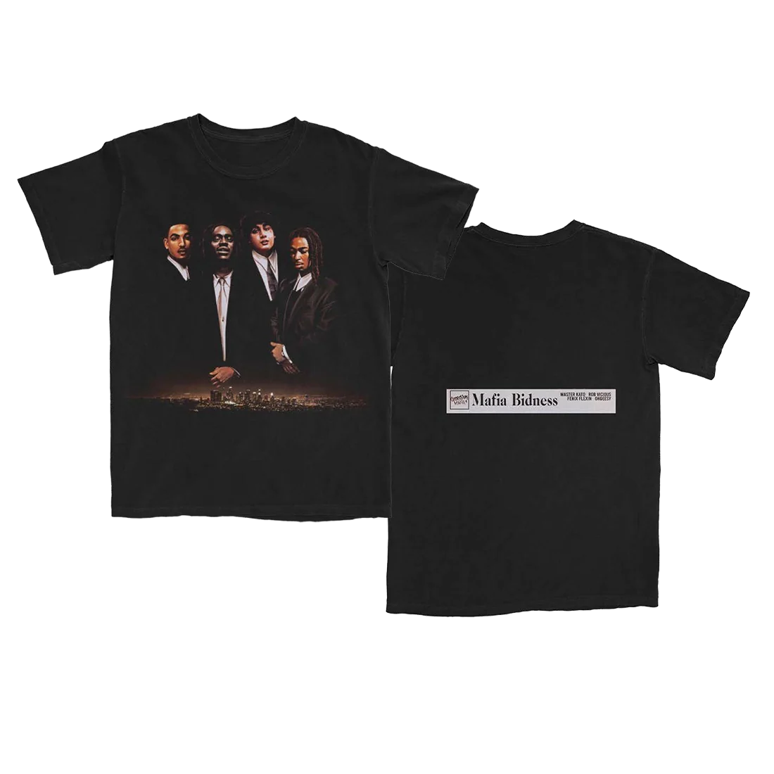 Shoreline Mafia Mafia Skyline Black Unisex T-Shirt
