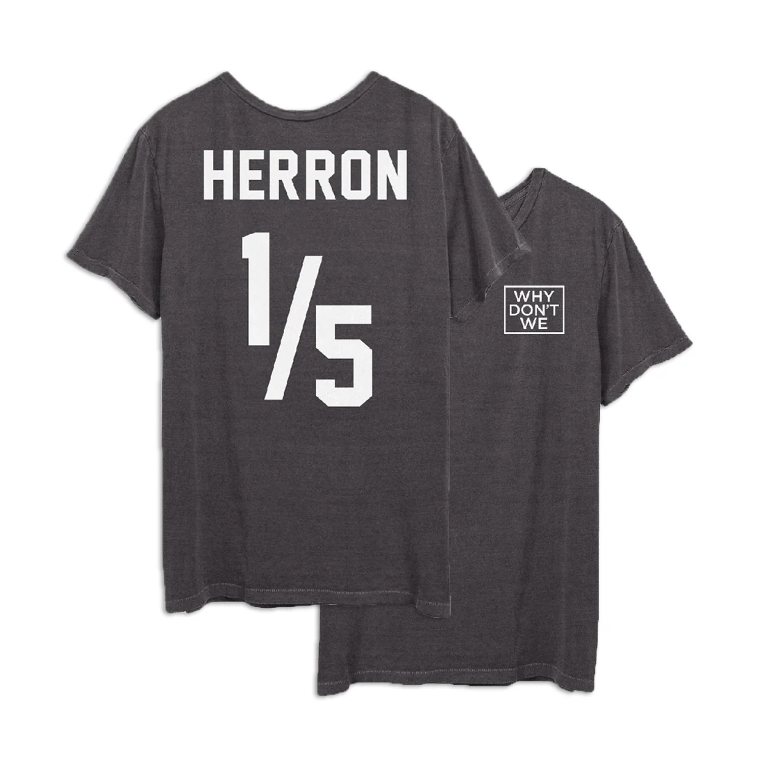Why Don't We 1/5 Jersey (Zach) with Band Logo and Herron Print