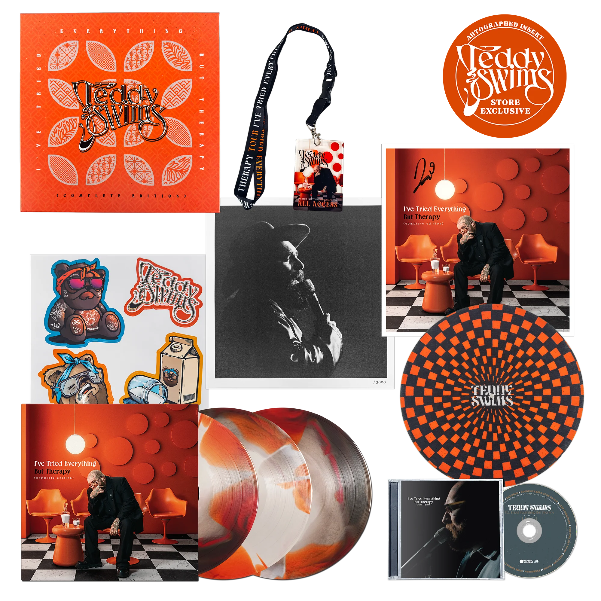 Teddy Swims I've Tried Everything But Therapy Complete Edition 3LP Box Set