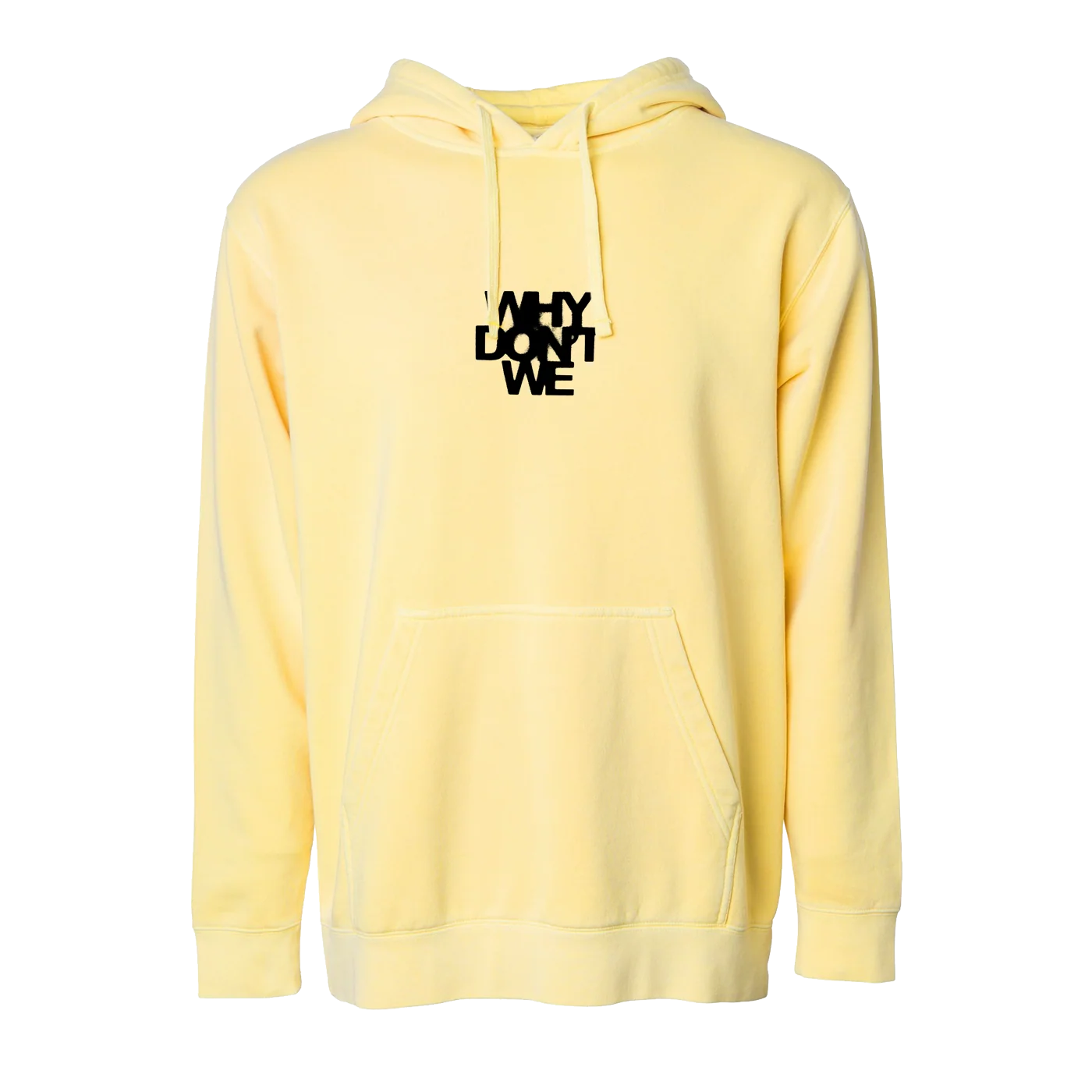 Why Don't We Logo Pastel Hoodie in Yellow
