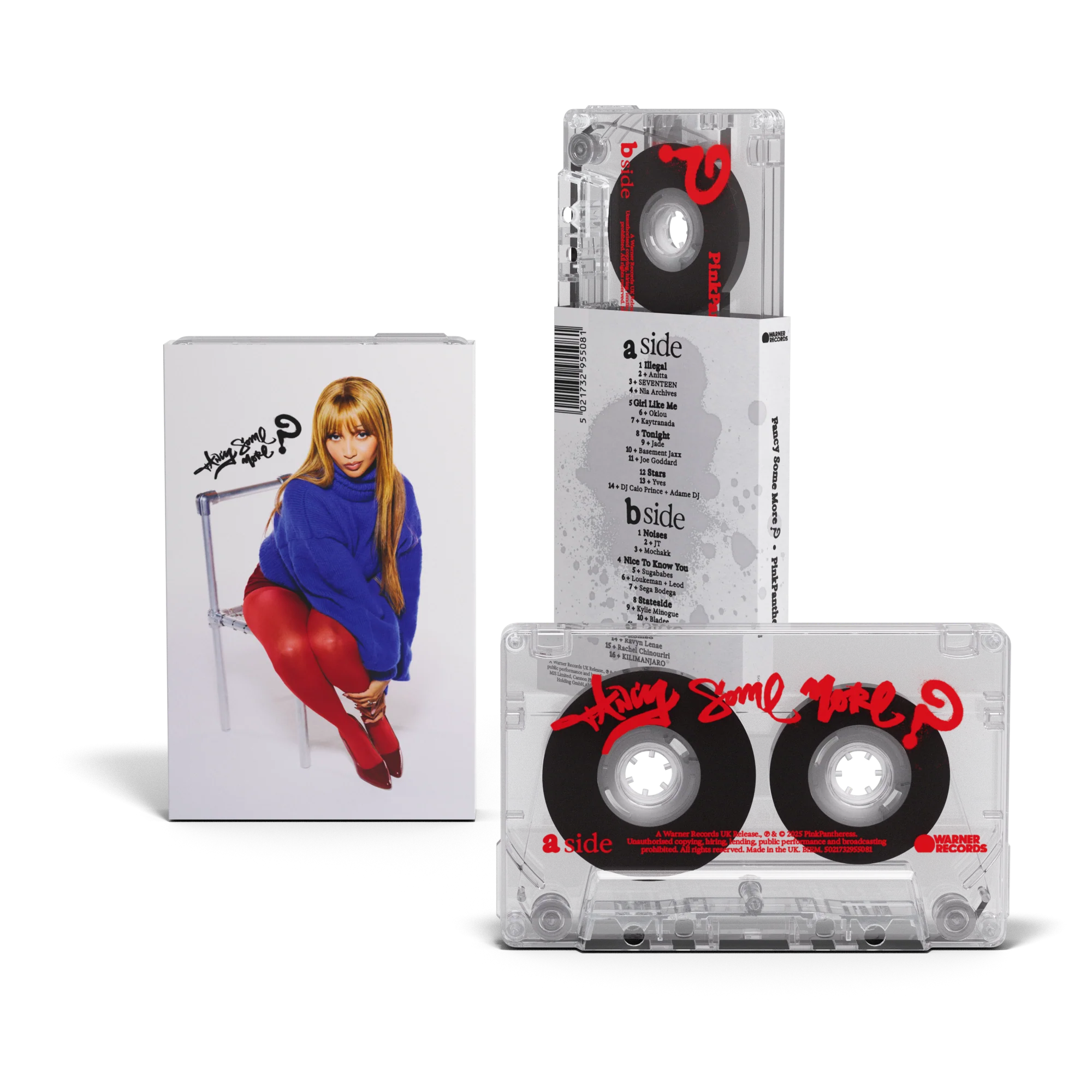 PinkPantheress 'Fancy Some More?' Clear and Grey Cassette