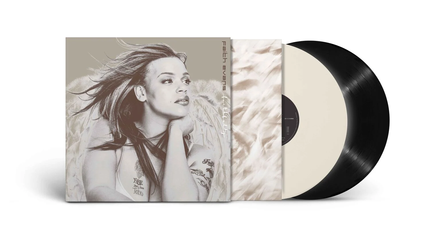 Faith Evans Faithfully 黑白双色黑胶 2LP 版本
