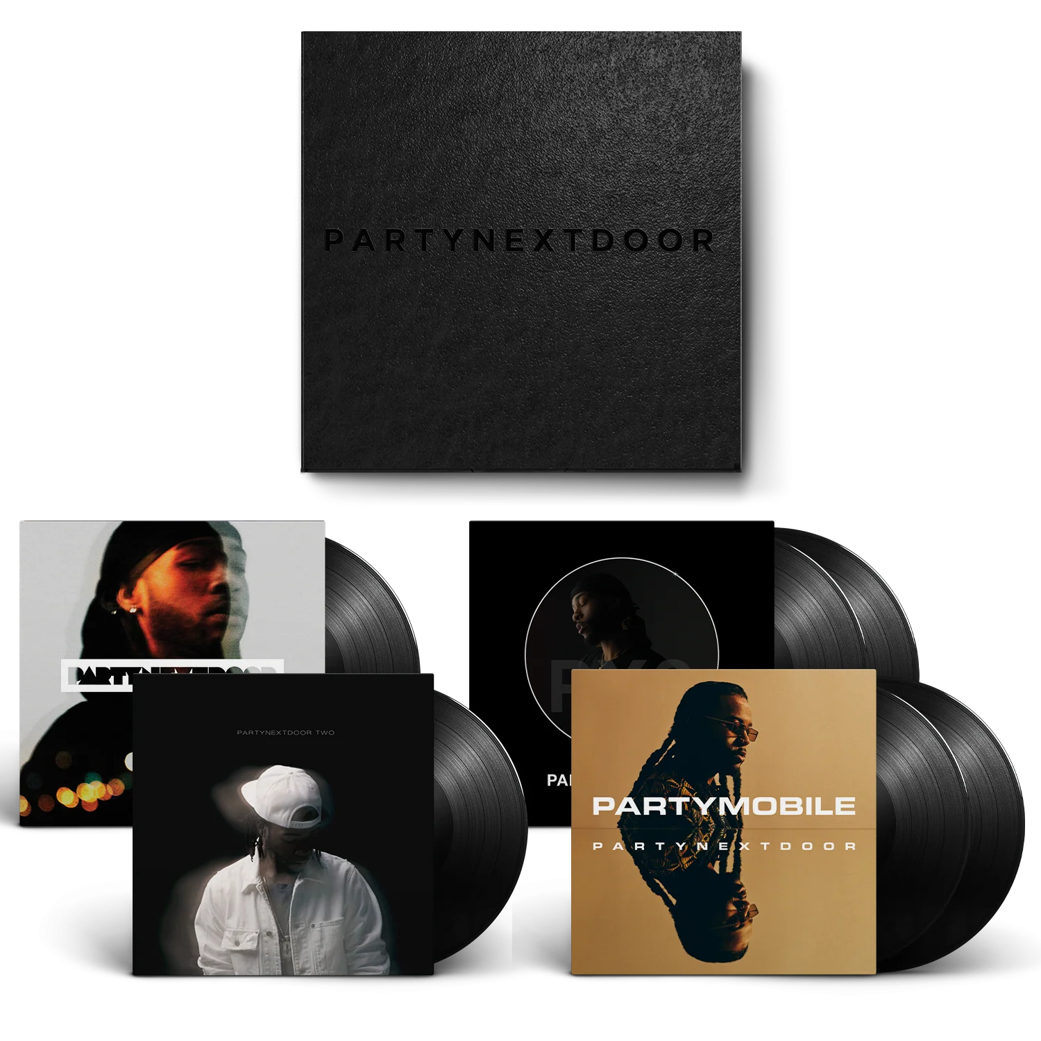 PARTYNEXTDOOR 限量版黑胶套装，含四张专辑