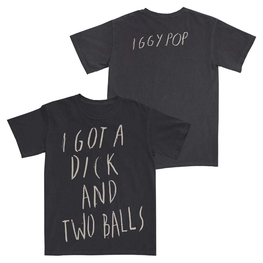 Iggy Pop EVERY LOSER Lyric Tee Black Unisex Shirt