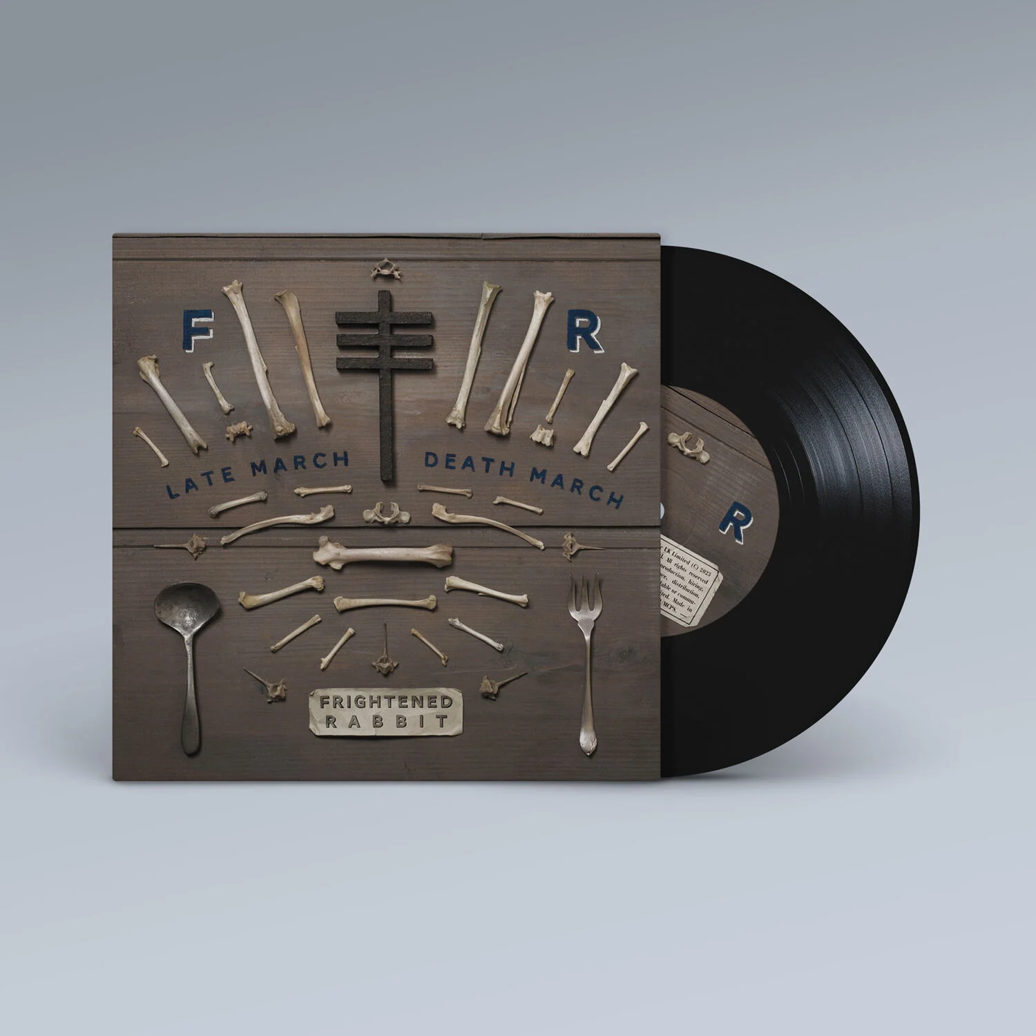 Late March, Death March 7" Single on Black Vinyl by Frightened Rabbit
