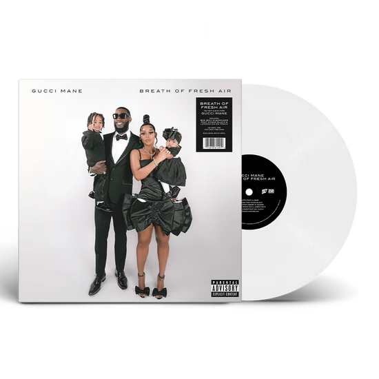 Breath of Fresh Air Vinyl Gucci Mane 12 Inch White LP