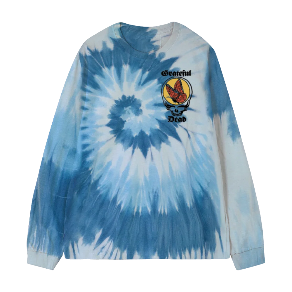 Grateful Dead Cosmic Tie Dye Long Sleeve in Blue