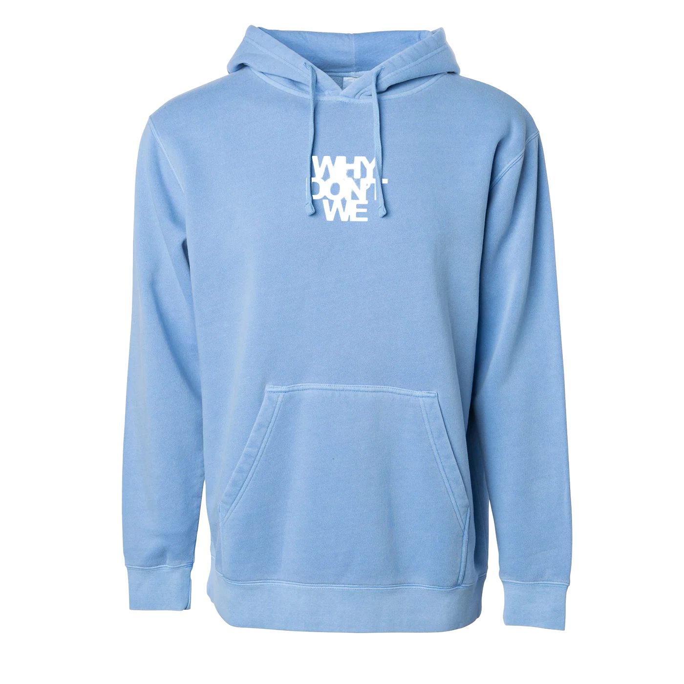 Why Don't We Logo Pastel Hoodie in Light Blue