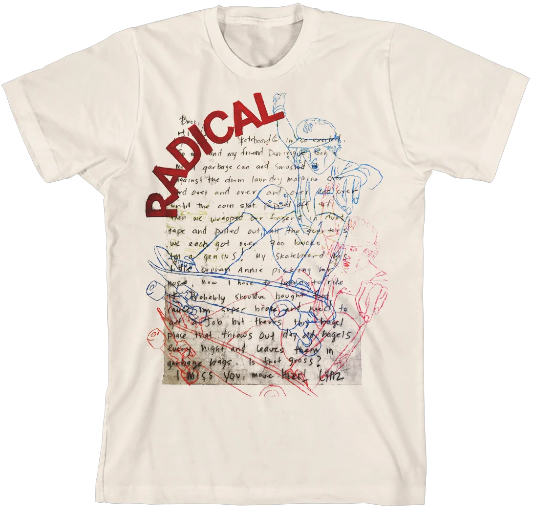 Lindsey Way Radical Artwork Cream Unisex T-Shirt