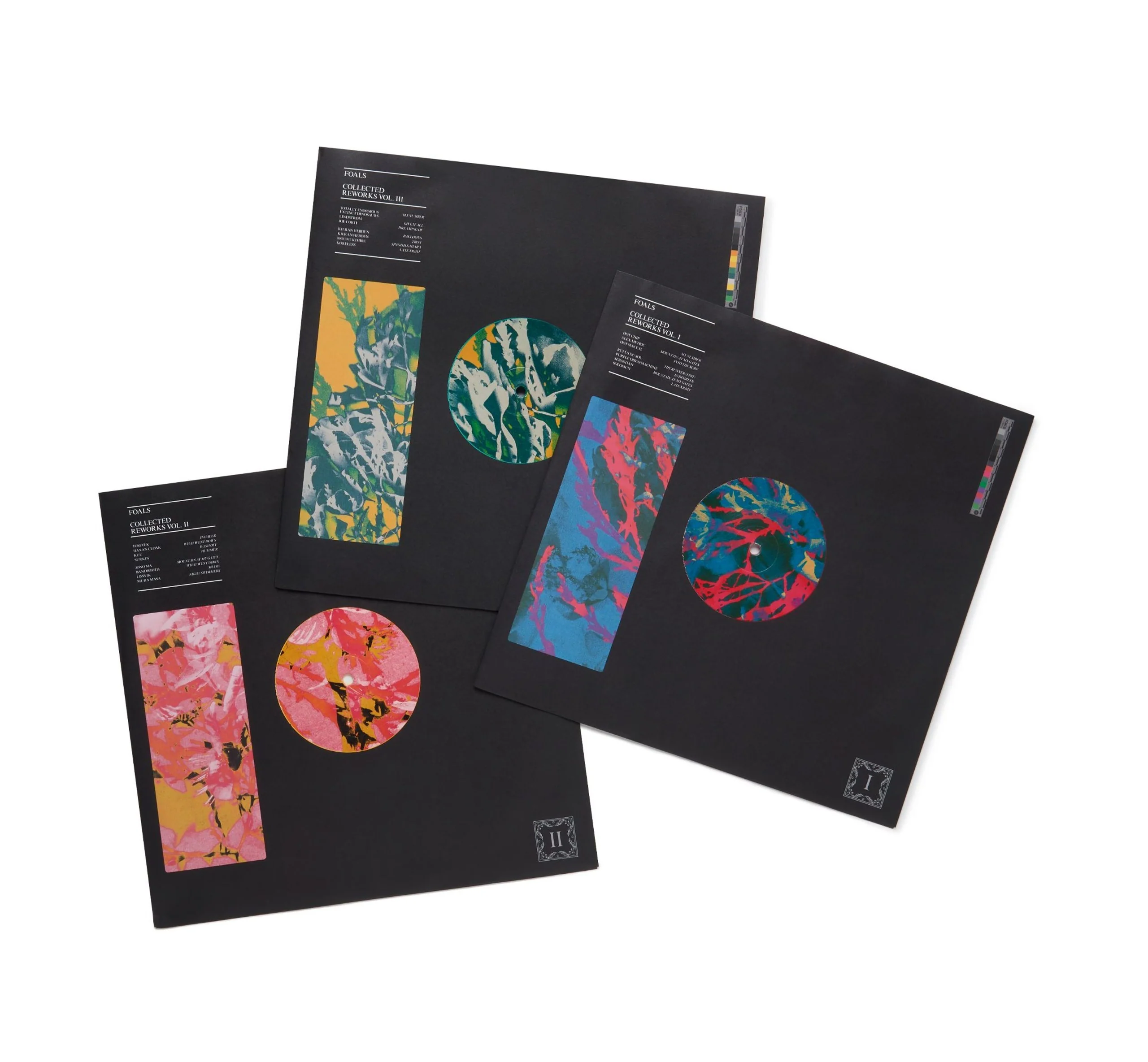 Foals Collected Reworks 3LP Colored Vinyl in Slipcase
