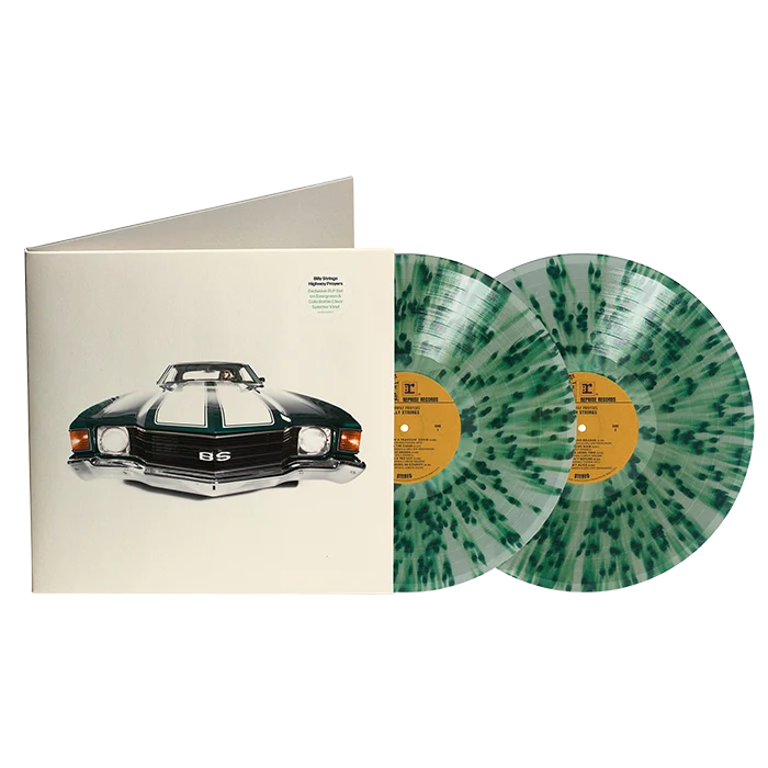 Billy Strings Highway Prayers Evergreen and Cola Bottle Clear Splatter 2LP