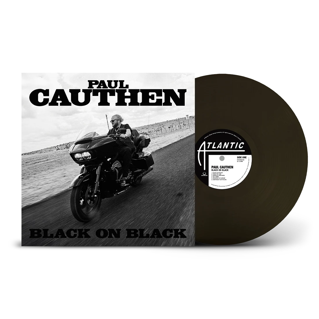 Paul Cauthen Black On Black 12 Inch Black Ice Vinyl LP