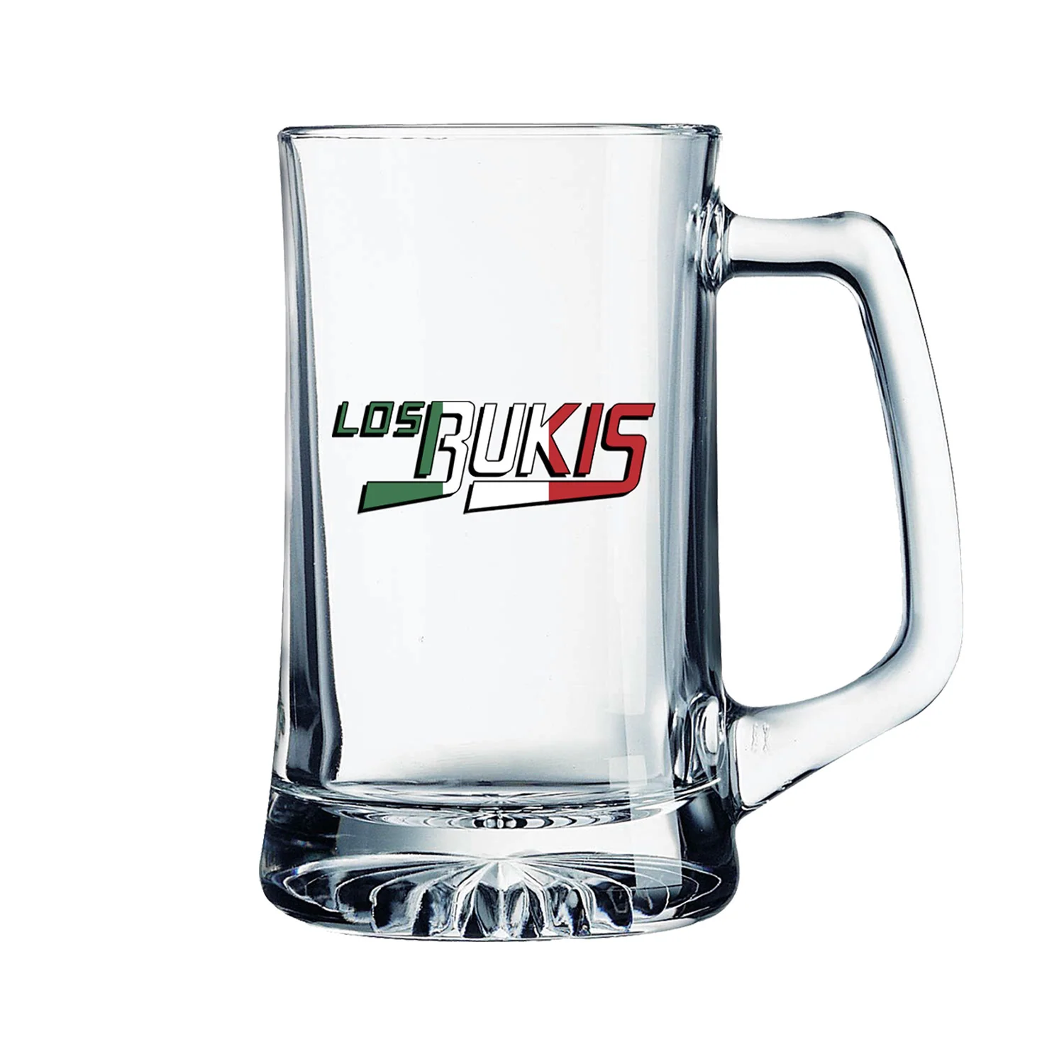 Los Bukis 绿白红标志啤酒杯
