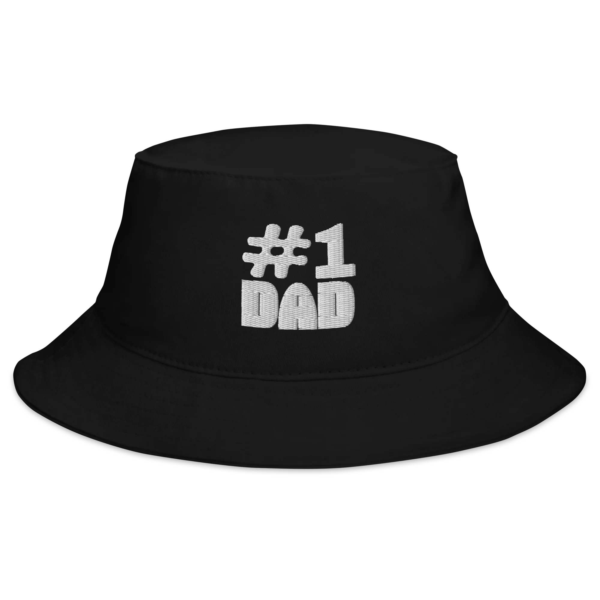 Jax #1 Dad 黑色棉斜纹渔夫帽