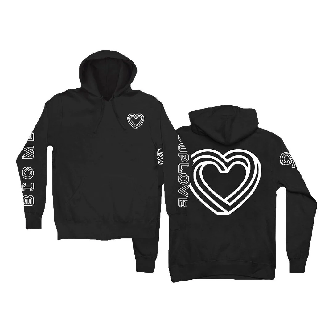 Grouplove Impossible 套头连帽衫，黑色，L 和 XL