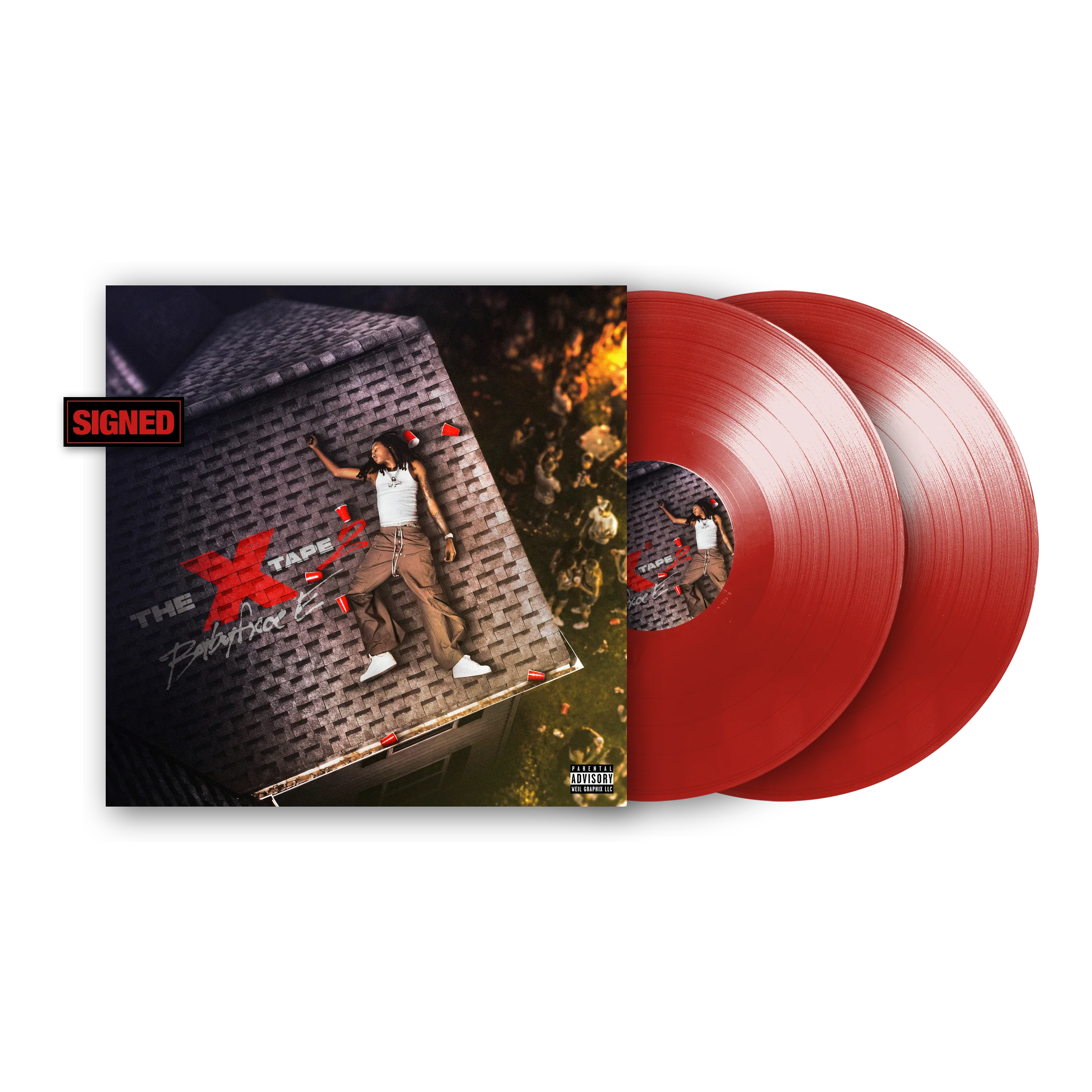 The X Tape 2 on 2LP Red Vinyl with Signed Insert