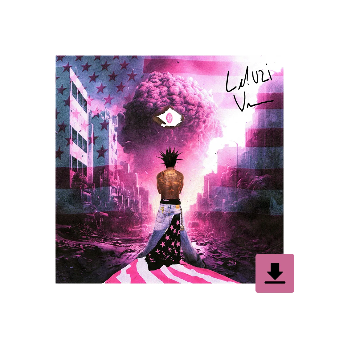 Lil Uzi Vert Pink Tape 签名数字专辑 替代封面