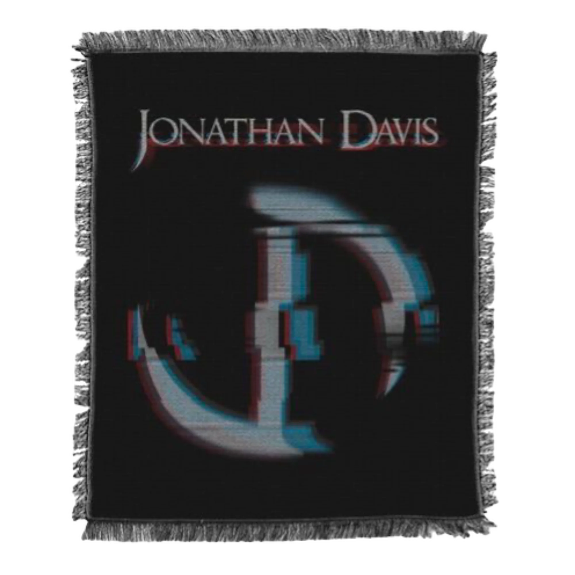 Jonathan Davis Glitch 编织挂毯毛毯 50x60
