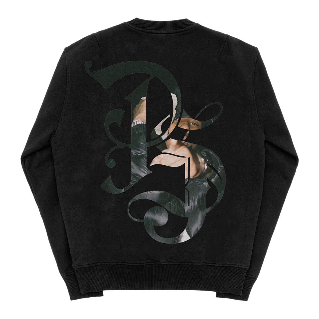 Pooh Shiesty Big Shiesty Black Crewneck Sweatshirt