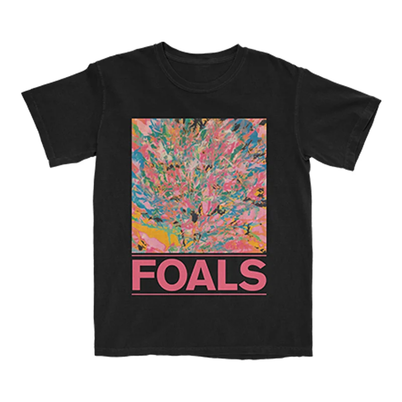 Foals Collected Reworks T-Shirt in Black Ring-Spun Cotton