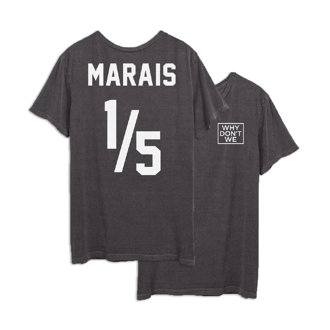 Why Don't We 1/5 Jersey (Jonah) with Logo and Marais Back Print