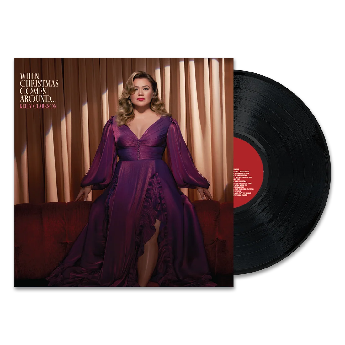 Kelly Clarkson When Christmas Comes Around Standard Black 12 Inch Vinyl LP