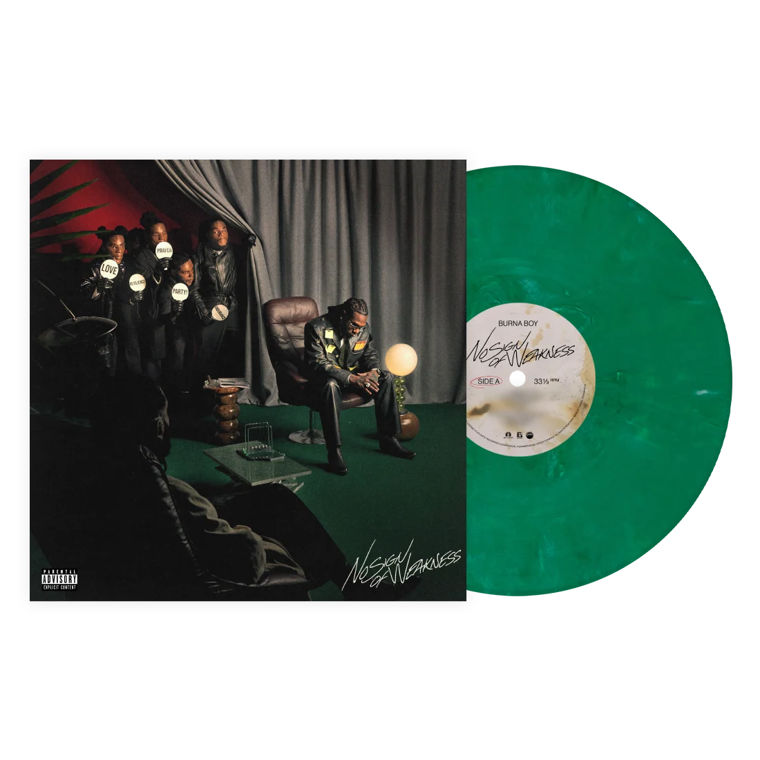 Burna Boy No Sign Of Weakness Eco-Jade Vinyl
