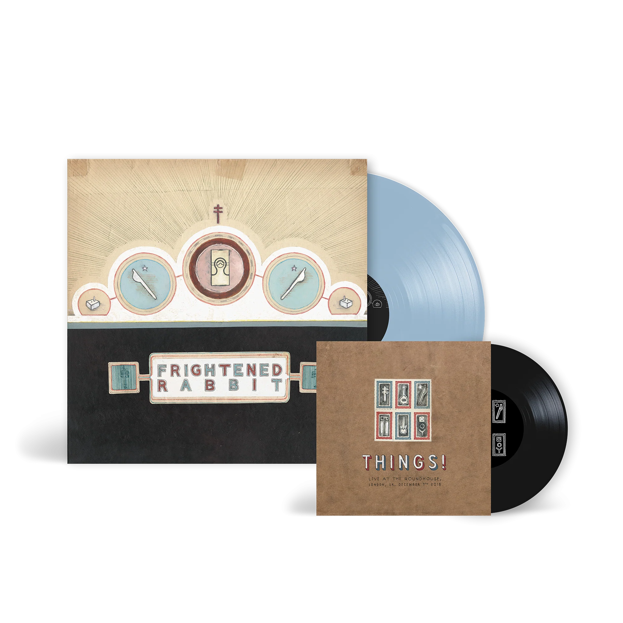 Frightened Rabbit Winter of Mixed Drinks 蓝色黑胶唱片附赠 7" 单曲