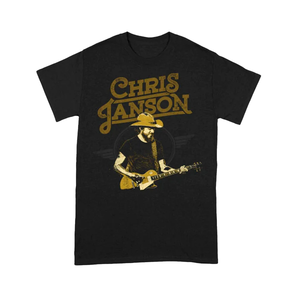 Chris Janson 巡演日期 黑色 T 恤